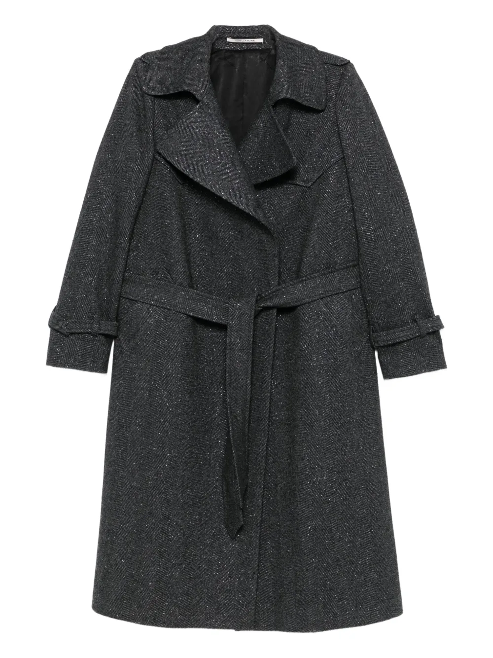 Tagliatore belted Carola coat - Grey