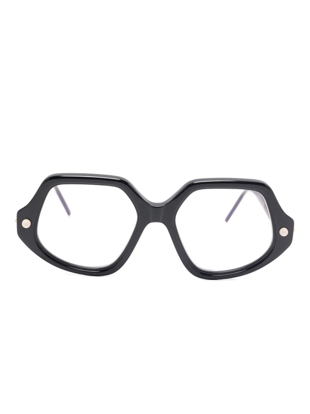 Kuboraum geometric-frame glasses | Black | Image 1