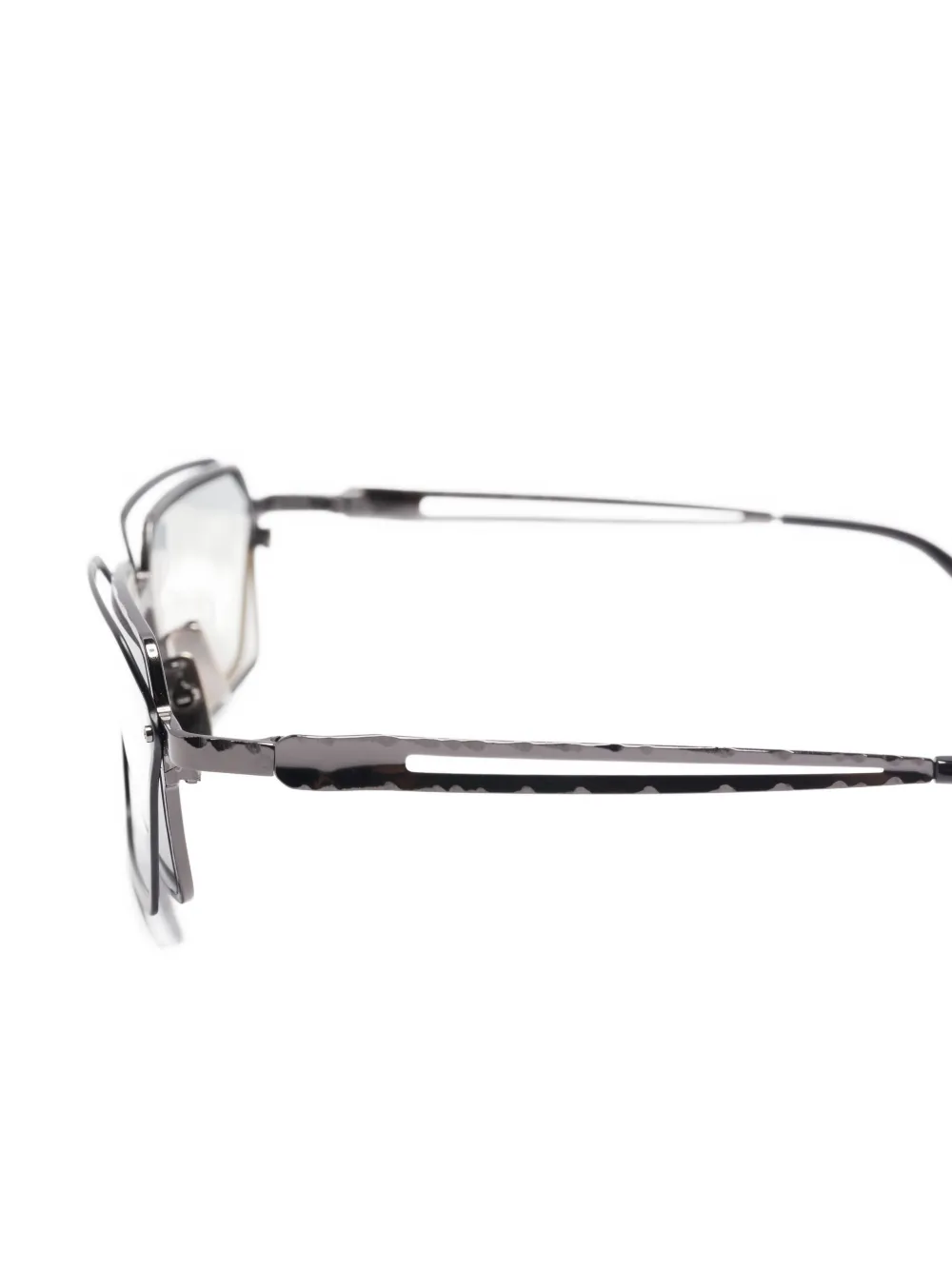 Kuboraum Geometric-frame Sunglasses In Gray