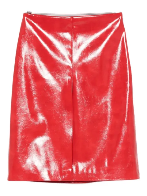 MSGM high-waisted fitted skirt