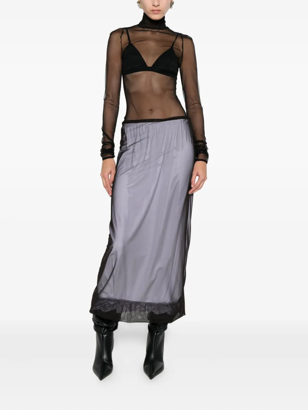 MSGM mesh maxi skirt | Straight Skirts | Image 2