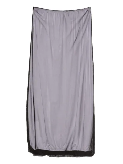 MSGM mesh maxi skirt