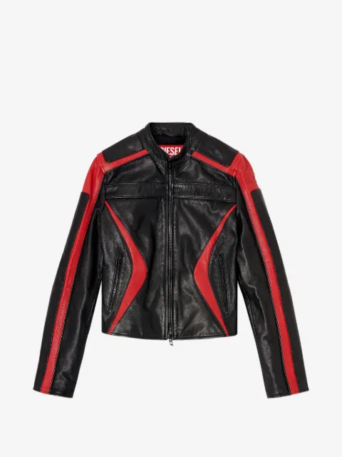 Diesel L-Ovable leather jacket