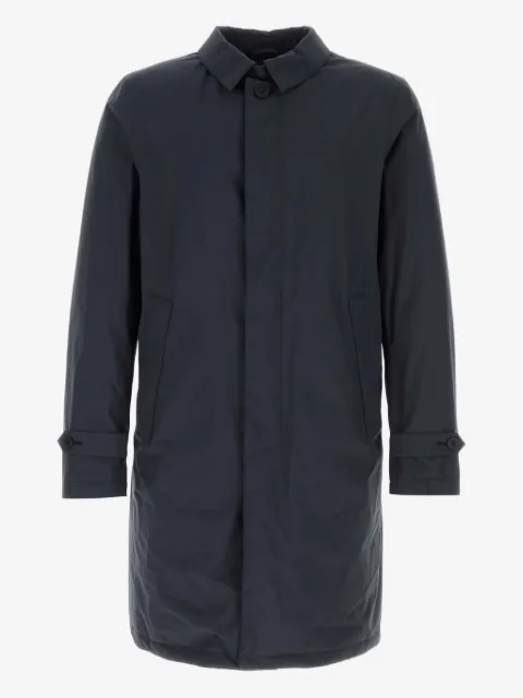 Herno single-breasted trench parka