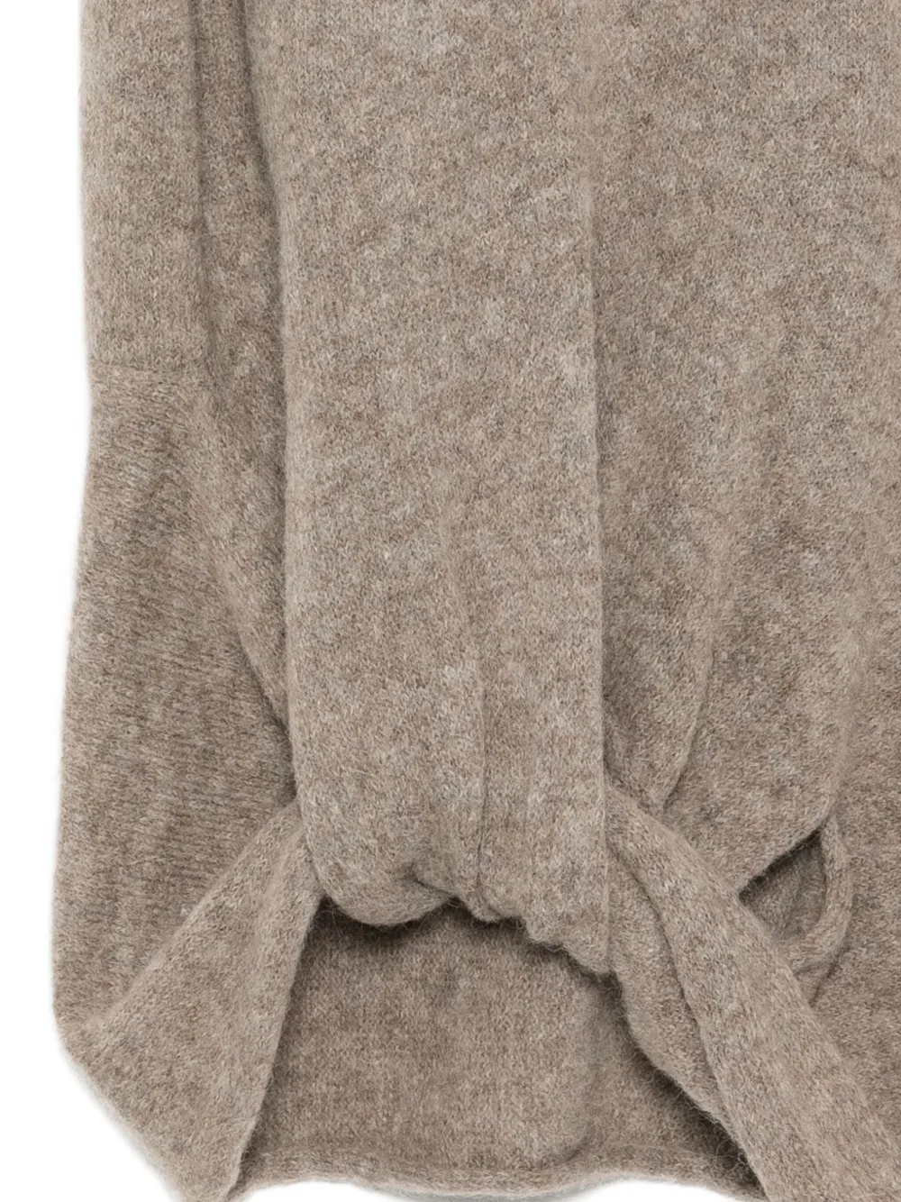 Lauren Manoogian Knot-detail Skirt In Neutral