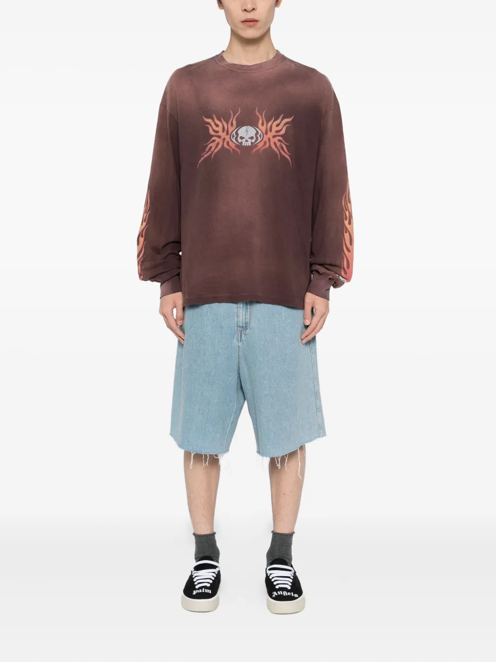 KAMIYA  playera con motivo Skull | Playeras | Image 2