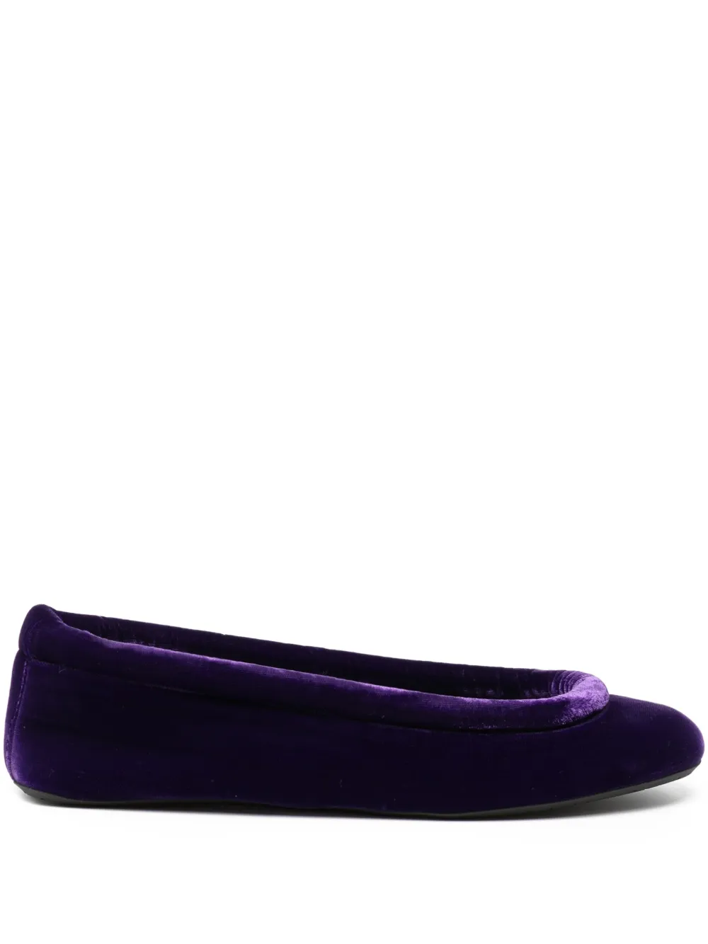 Alaïa flats de terciopelo | morado | Image 1