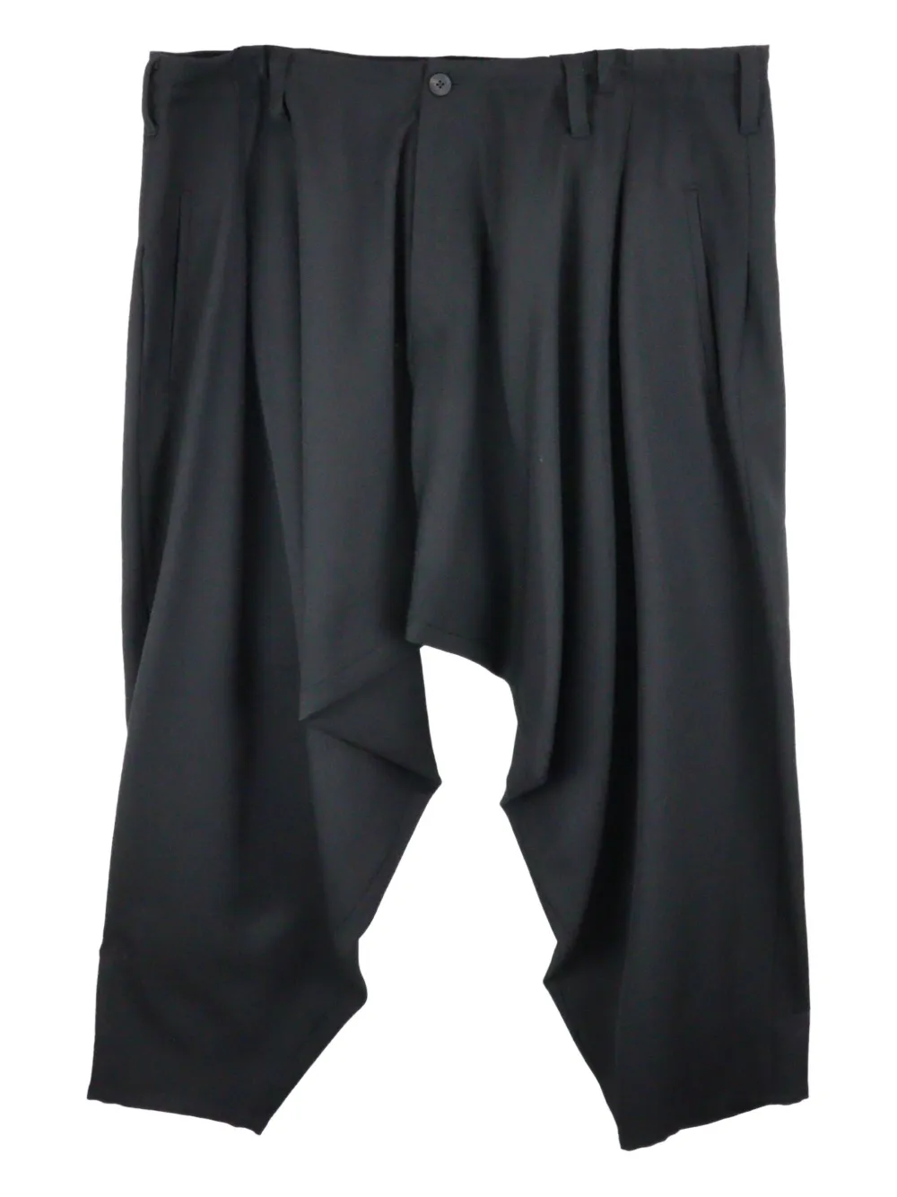 Yohji Yamamoto draped trousers | Black | Image 1