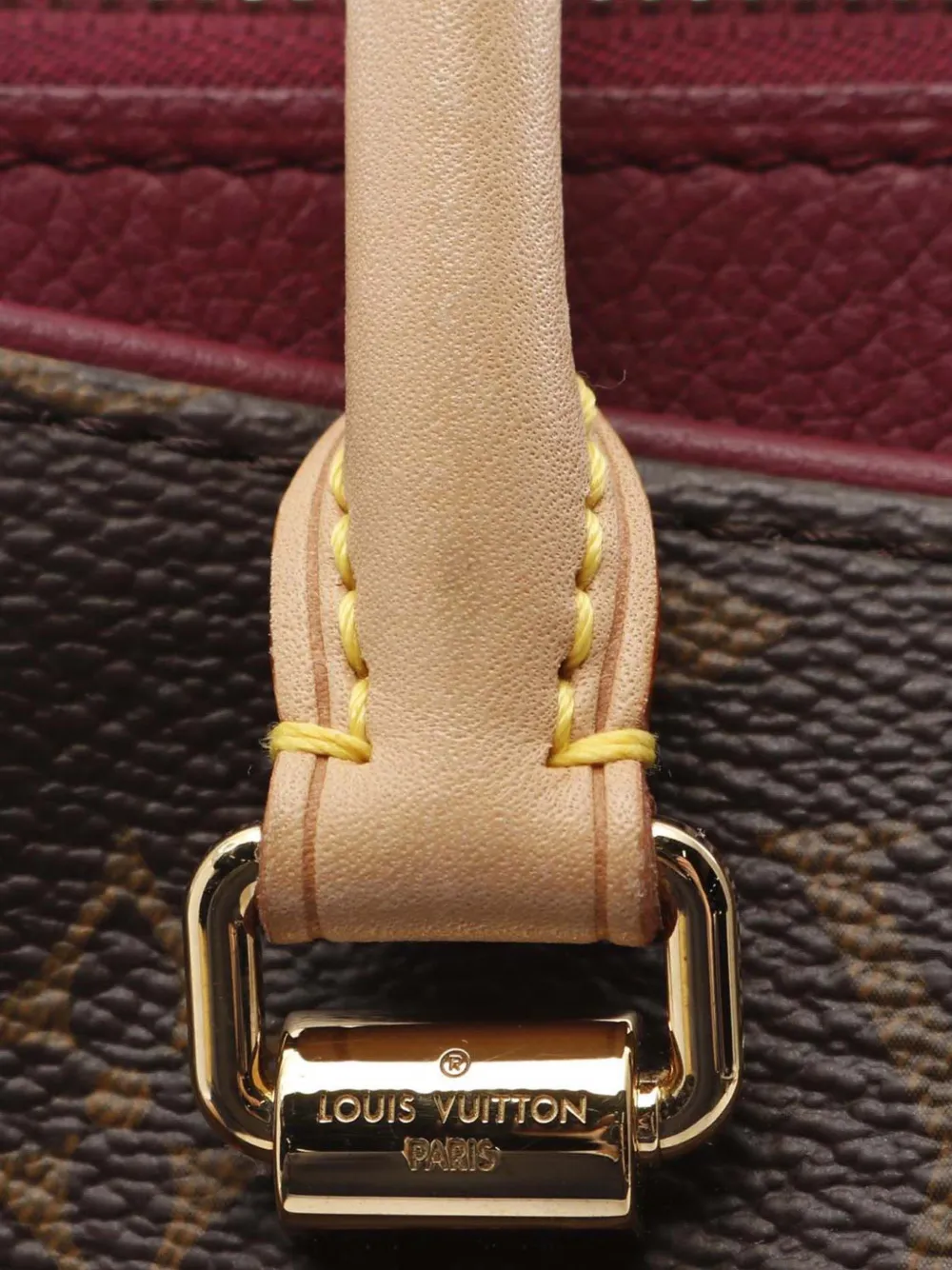 Pre-owned Louis Vuitton 2014 Monogram Pallas Mm Satchel In Brown