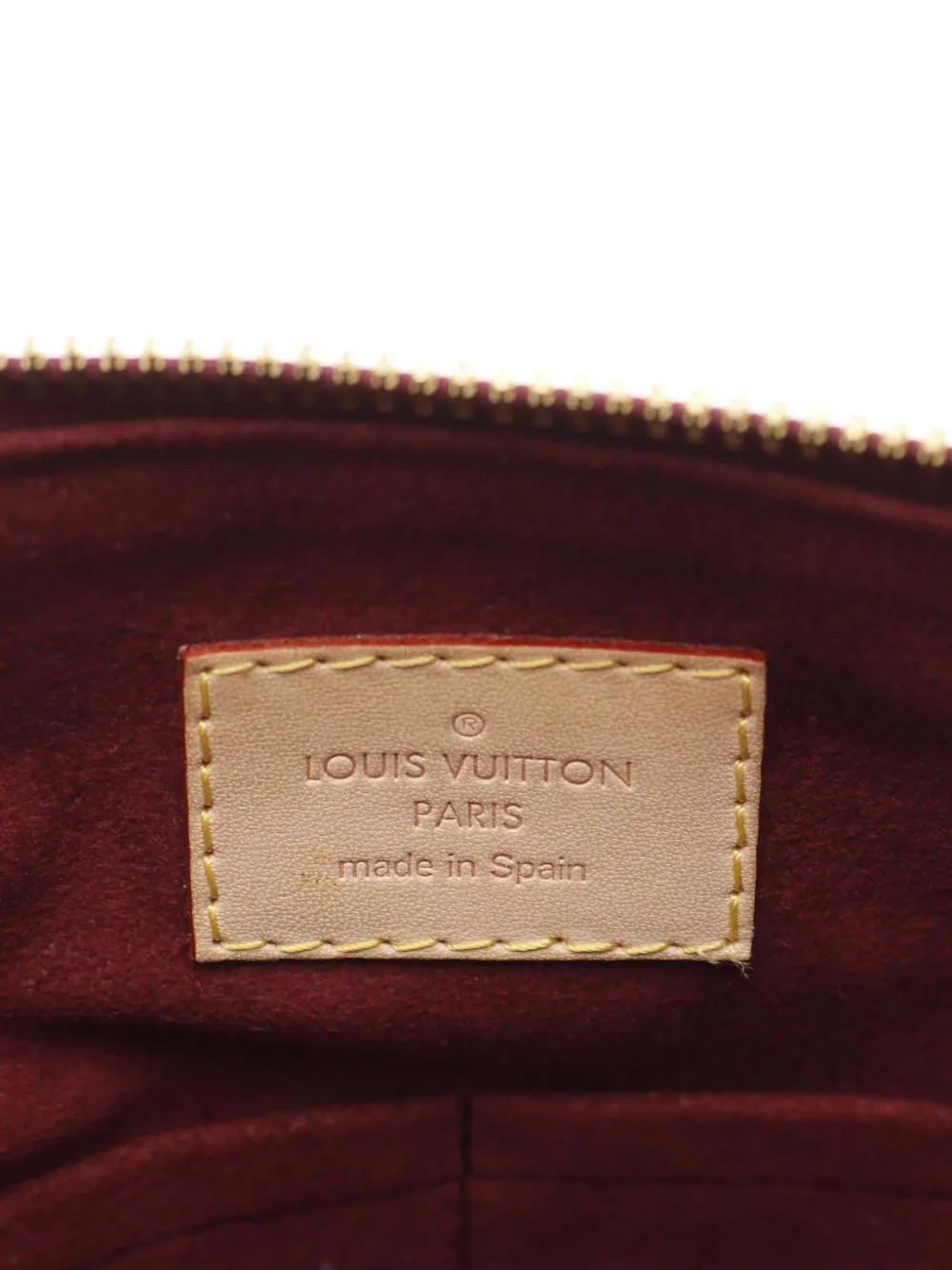 Pre-owned Louis Vuitton 2014 Monogram Pallas Mm Satchel In Brown