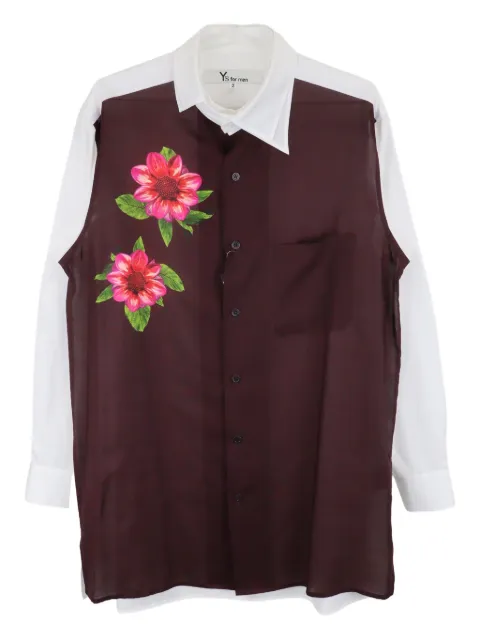 Y's floral-print shirt
