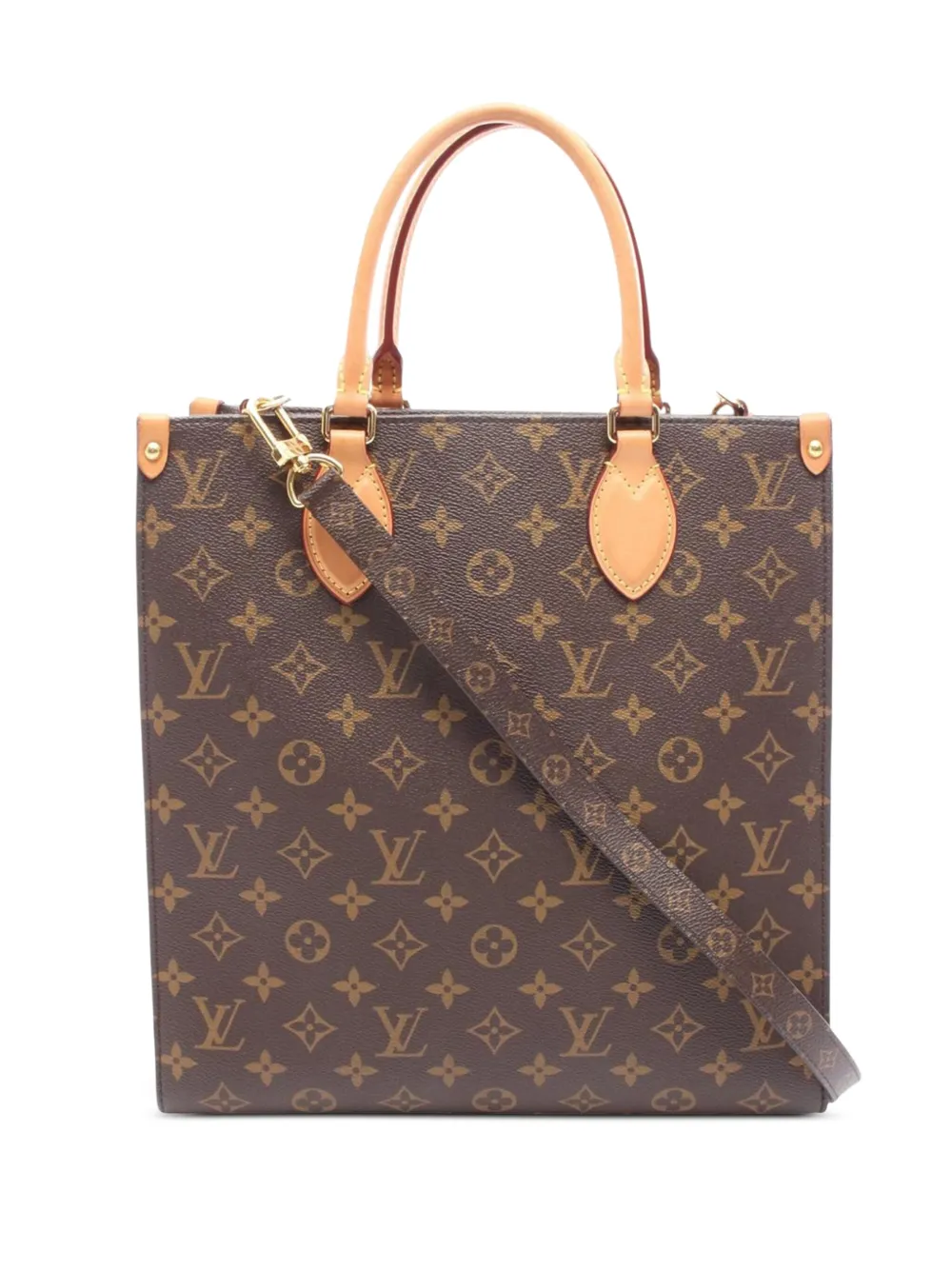 Louis Vuitton Pre-Owned 2021-2025 Monogram Sac Plat PM satchel | Brown | Image 1