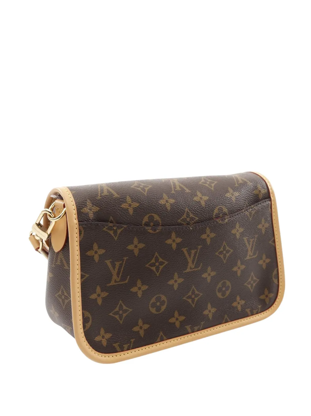 Pre-owned Louis Vuitton 2021-2025 Monogram Diane Satchel In Brown