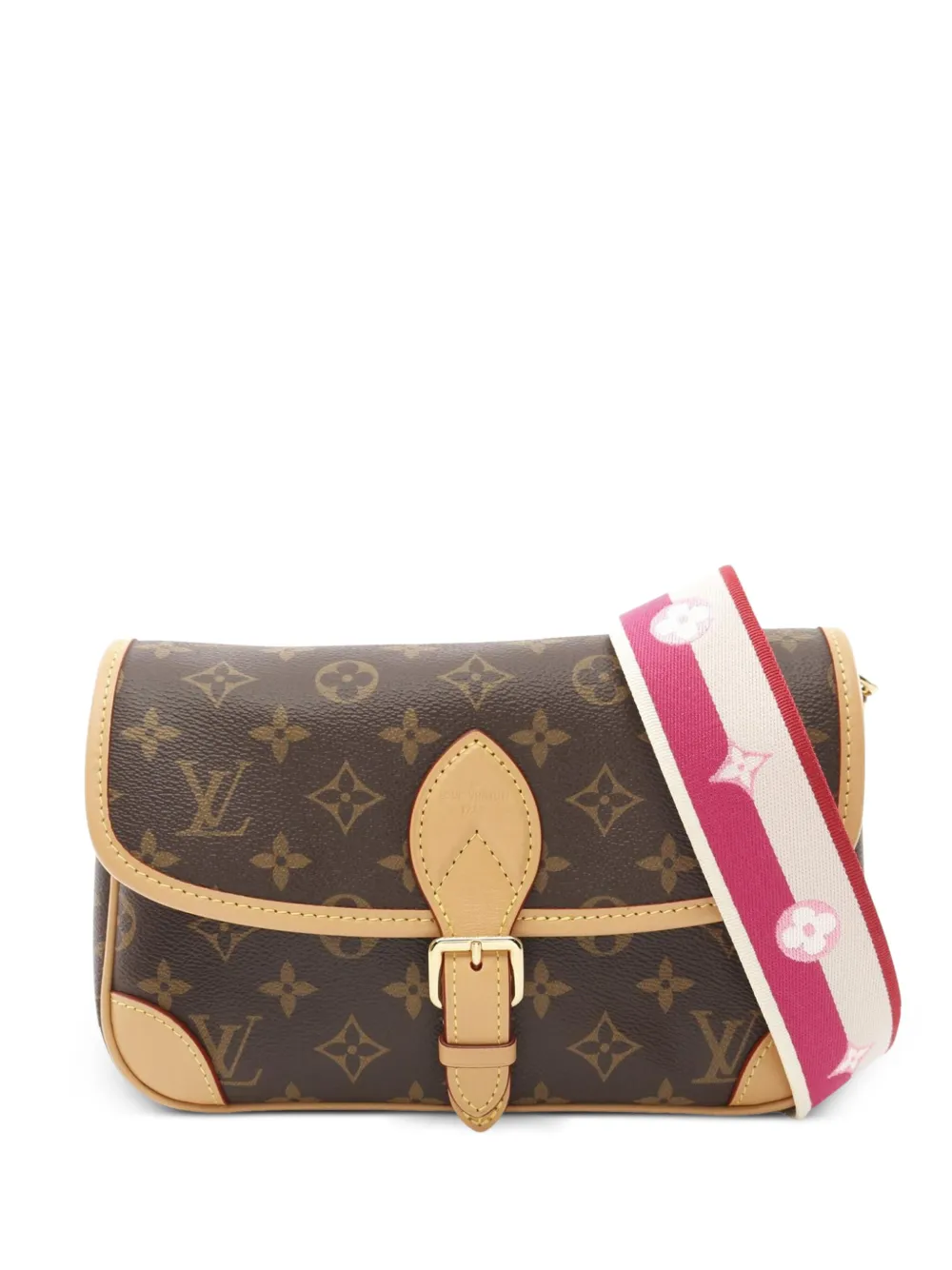 Louis Vuitton Pre-Owned 2021-2025 モノグラム ディアヌ サッチェルバッグ - ブラウン