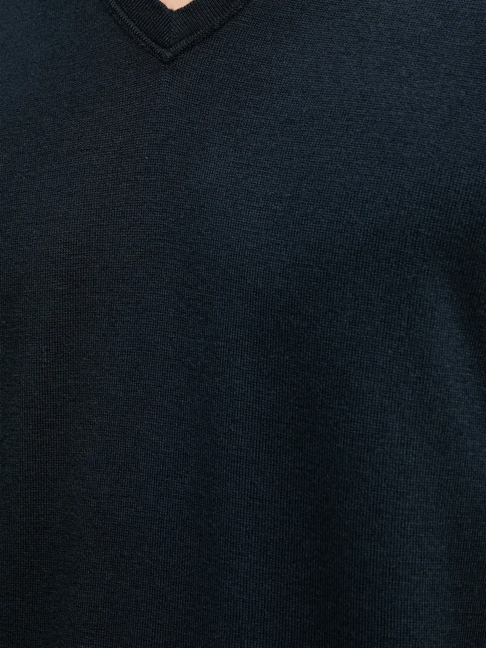 Marc O'Polo Trui met V-hals en lange mouwen Blauw