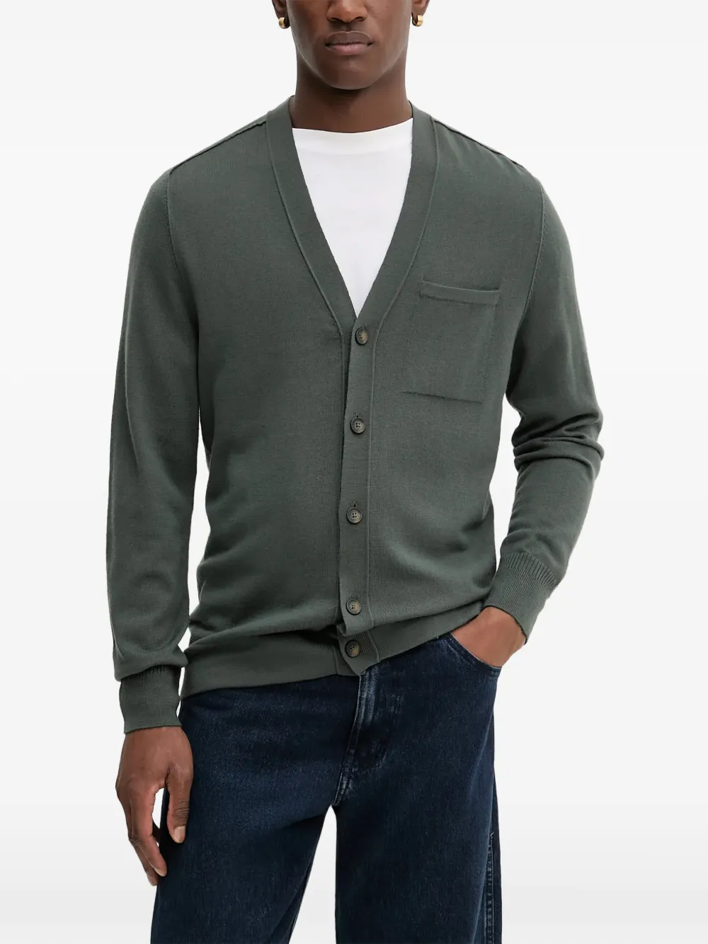 Marc O'Polo button-up cardigan | verde | Image 1