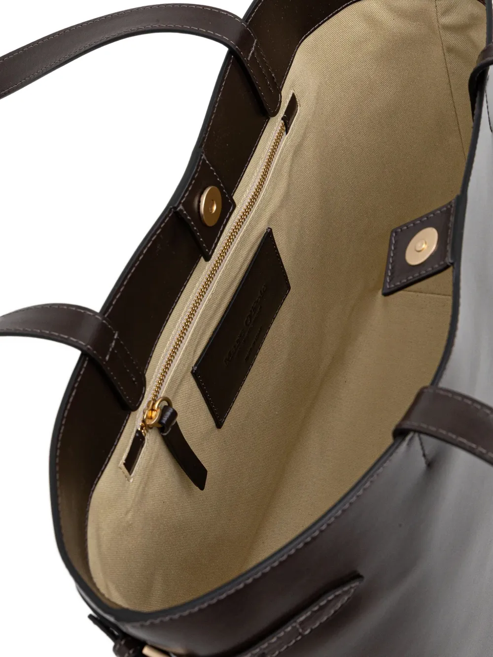 Marc O'polo Buckled Side-strap Tote Bag In Brown