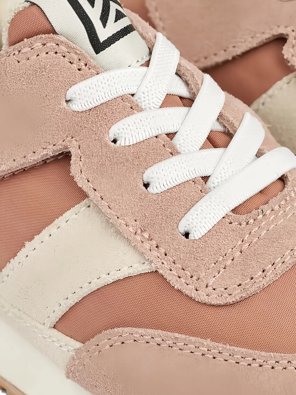 Liewood Sneakers met bandje en vlakken Roze