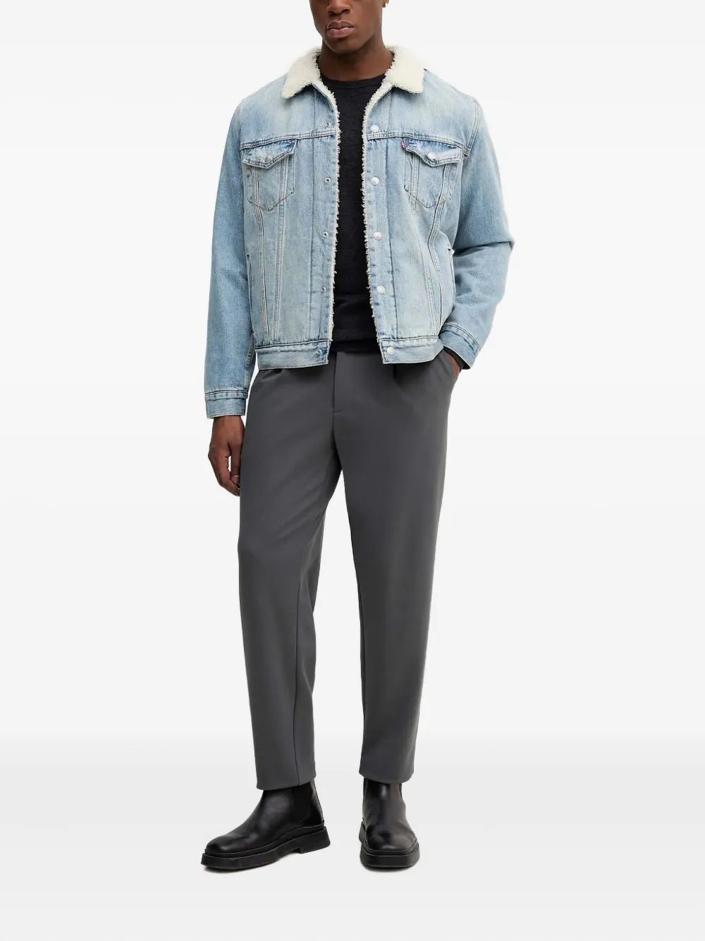Levi's Type III Sherpa Trucker jacket | Denim Jackets | Image 2