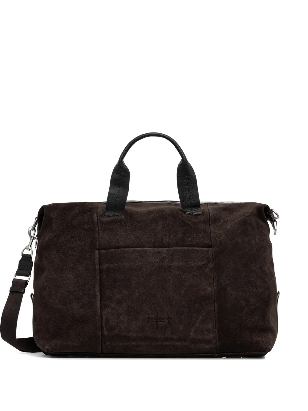 Marc O'polo Suede Top-handle Travel Bag In Brown