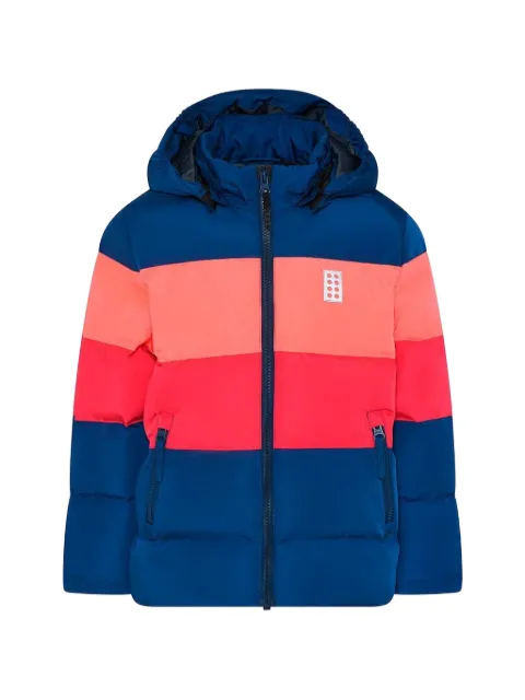 Lego colour-block hooded jacket