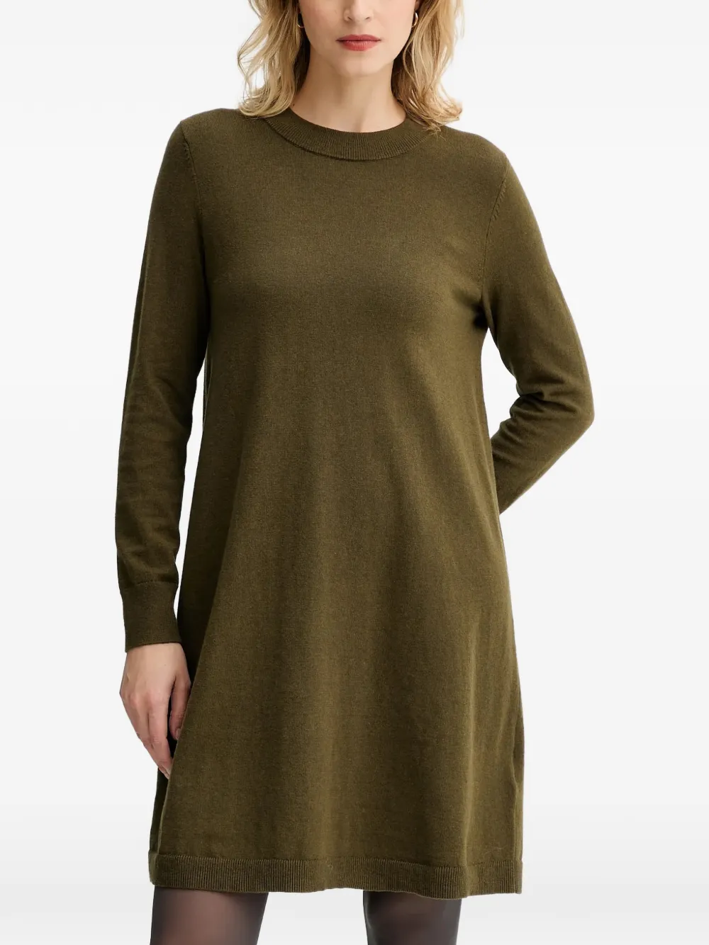 Marc O’Polo long-sleeve mini dress – Green