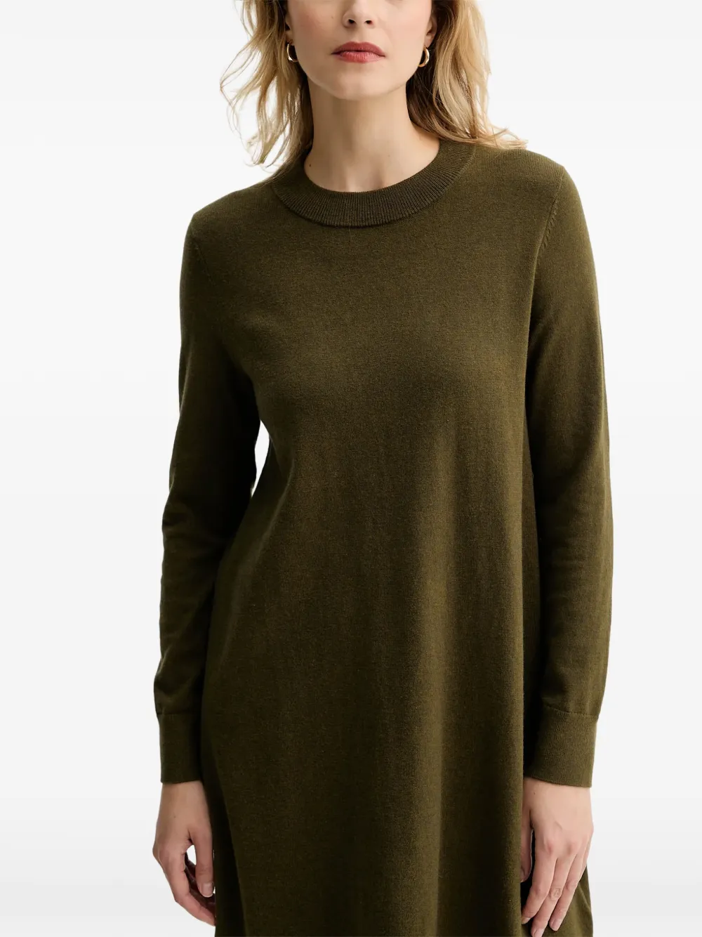 Marc O'Polo Mini-jurk met lange mouwen Groen