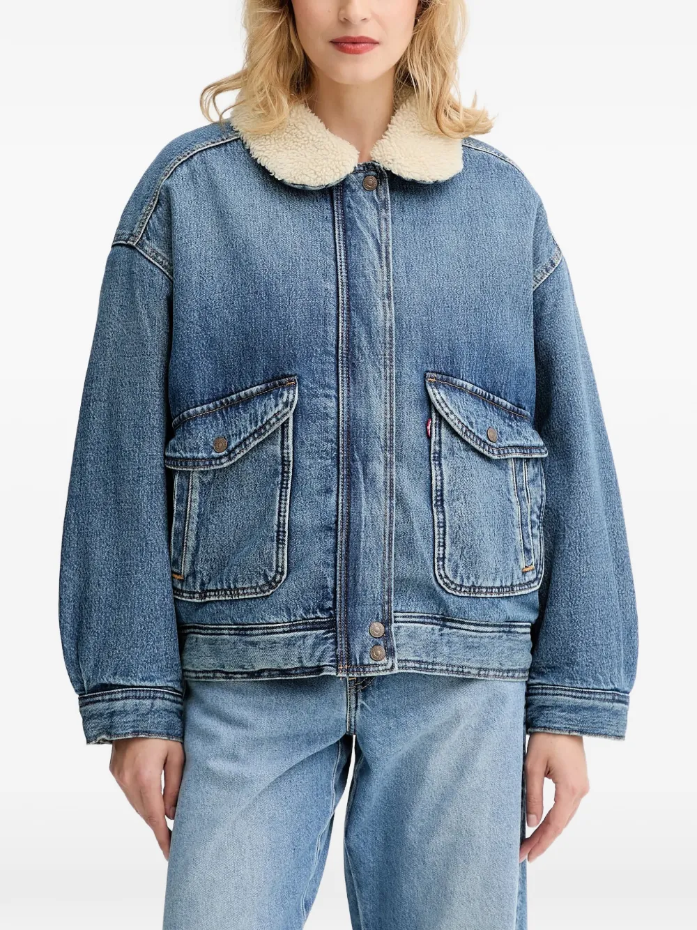 Levi's pocket denim jacket - Blu