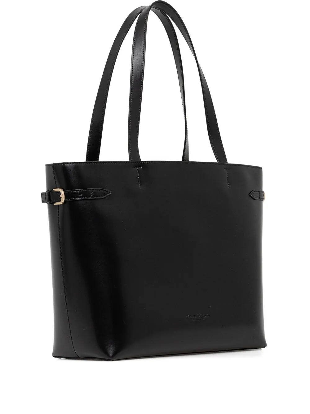 Marc O'Polo buckled side-strap tote bag - ブラック Marc O'Polo buckled side-strap tote bag - ブラック