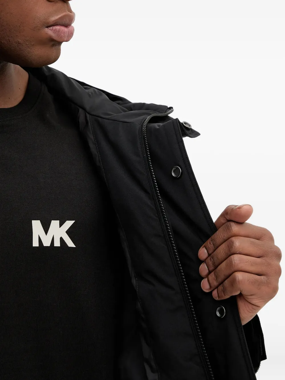 Marc O'polo Hooded Jacket In Black