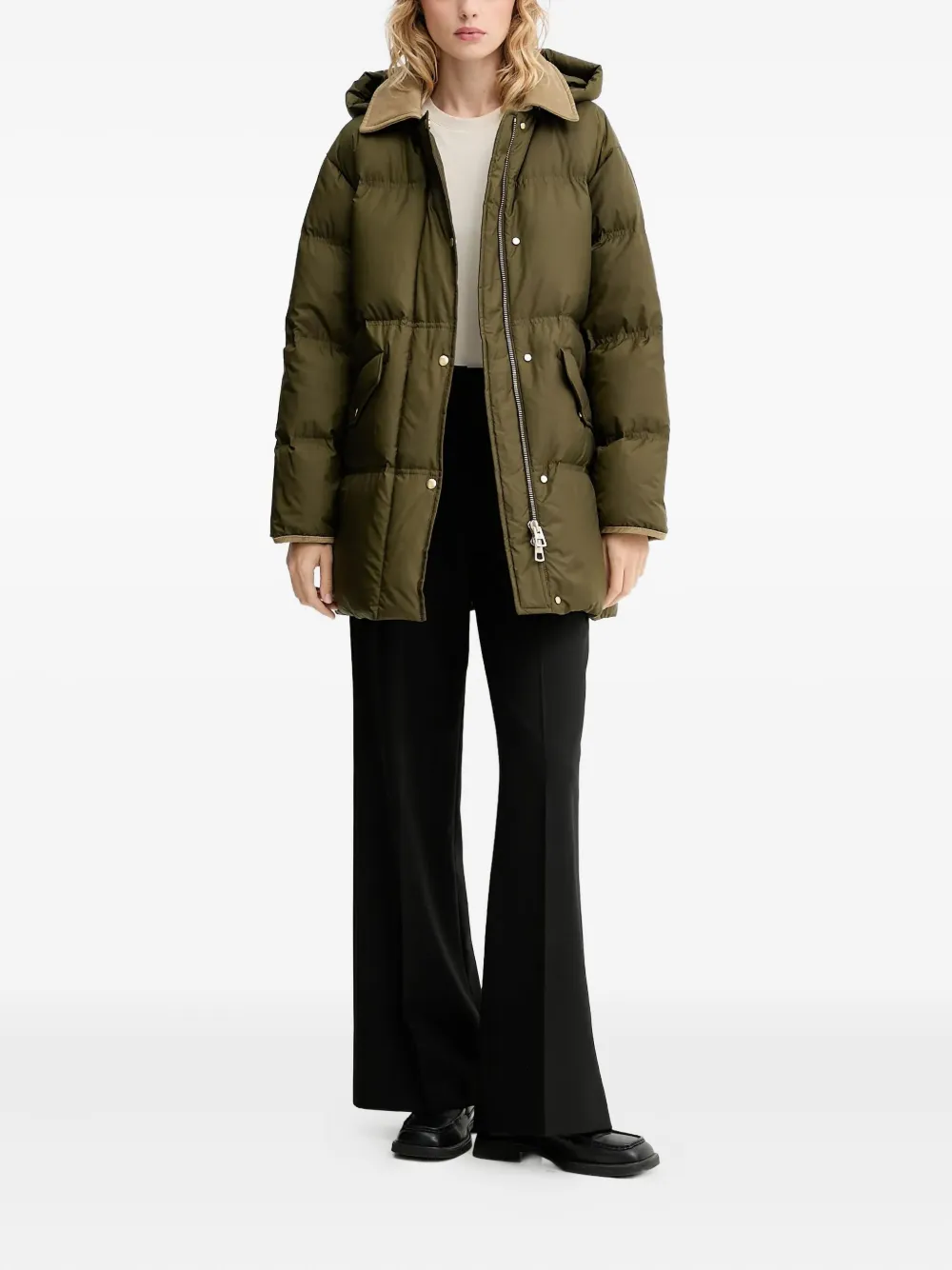 Marc O'Polo button corduroy-collar coat | Oversized Coats | Image 2