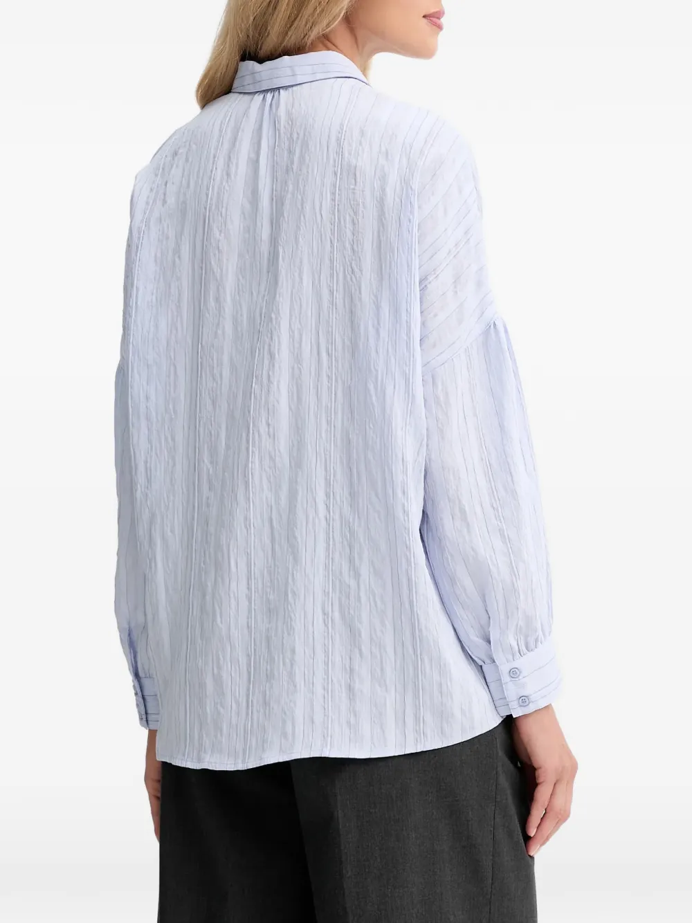  Sessùn Striped Buttoned Top - Blue 