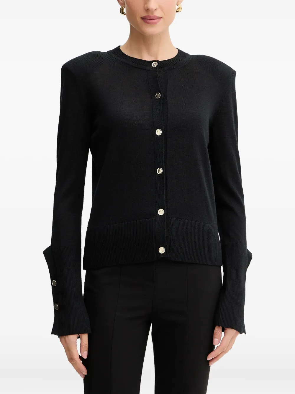 SIMONA CORSELLINI button-embellished cardigan | Black | Image 1