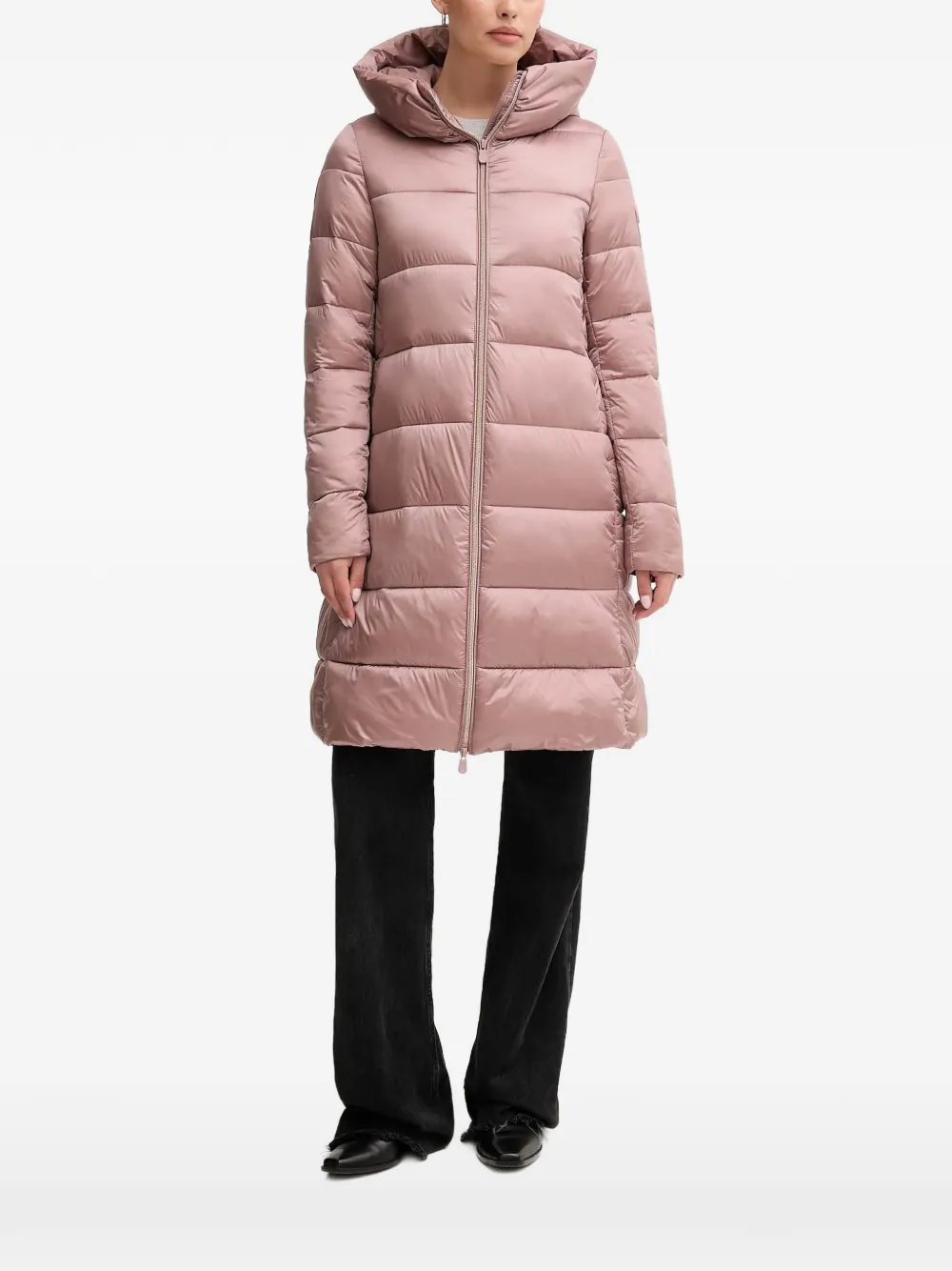 Save The Duck Lysa hooded padded coat - Rosa