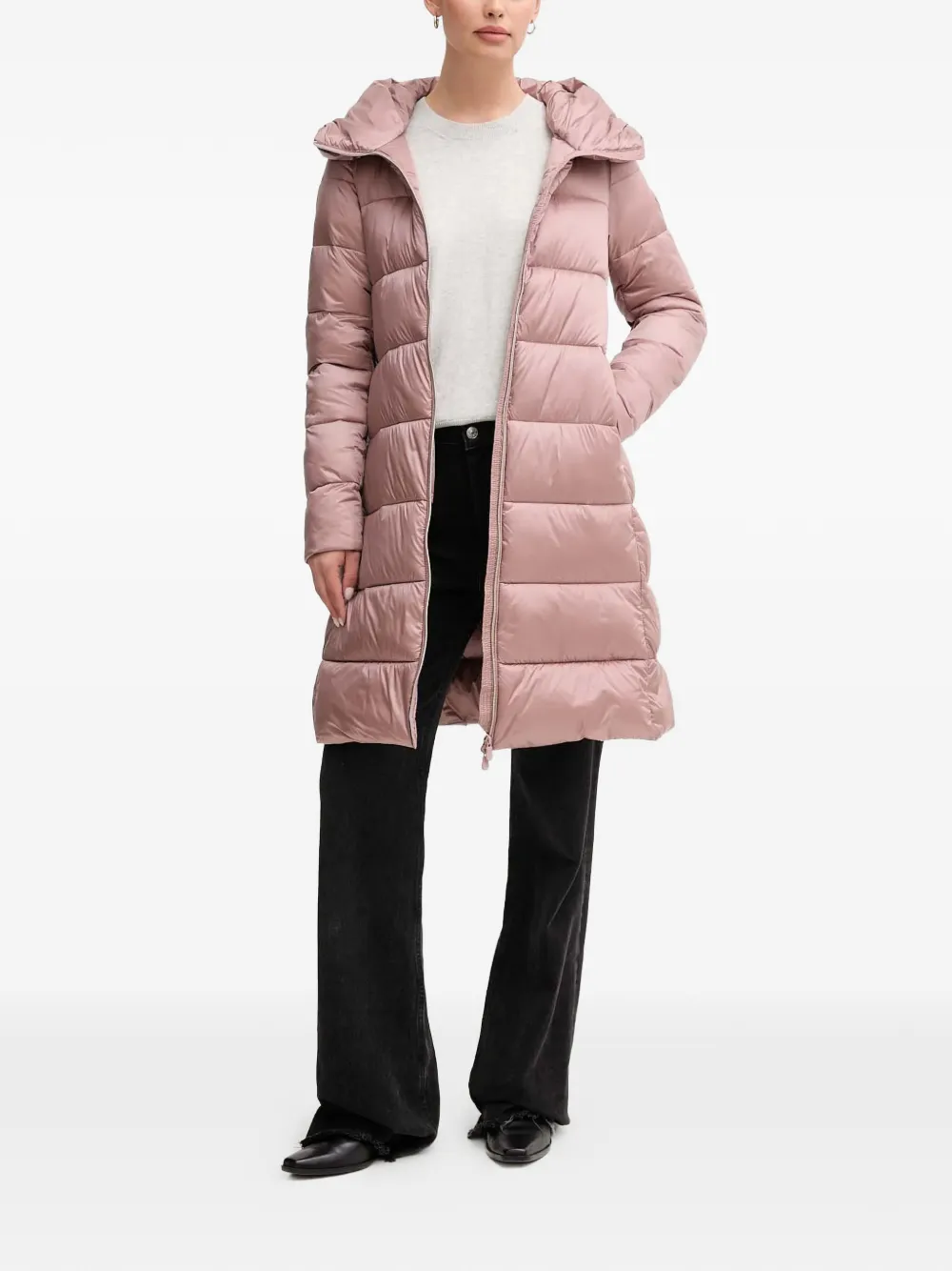  Save The Duck Lysa Hooded Padded Coat - Pink 