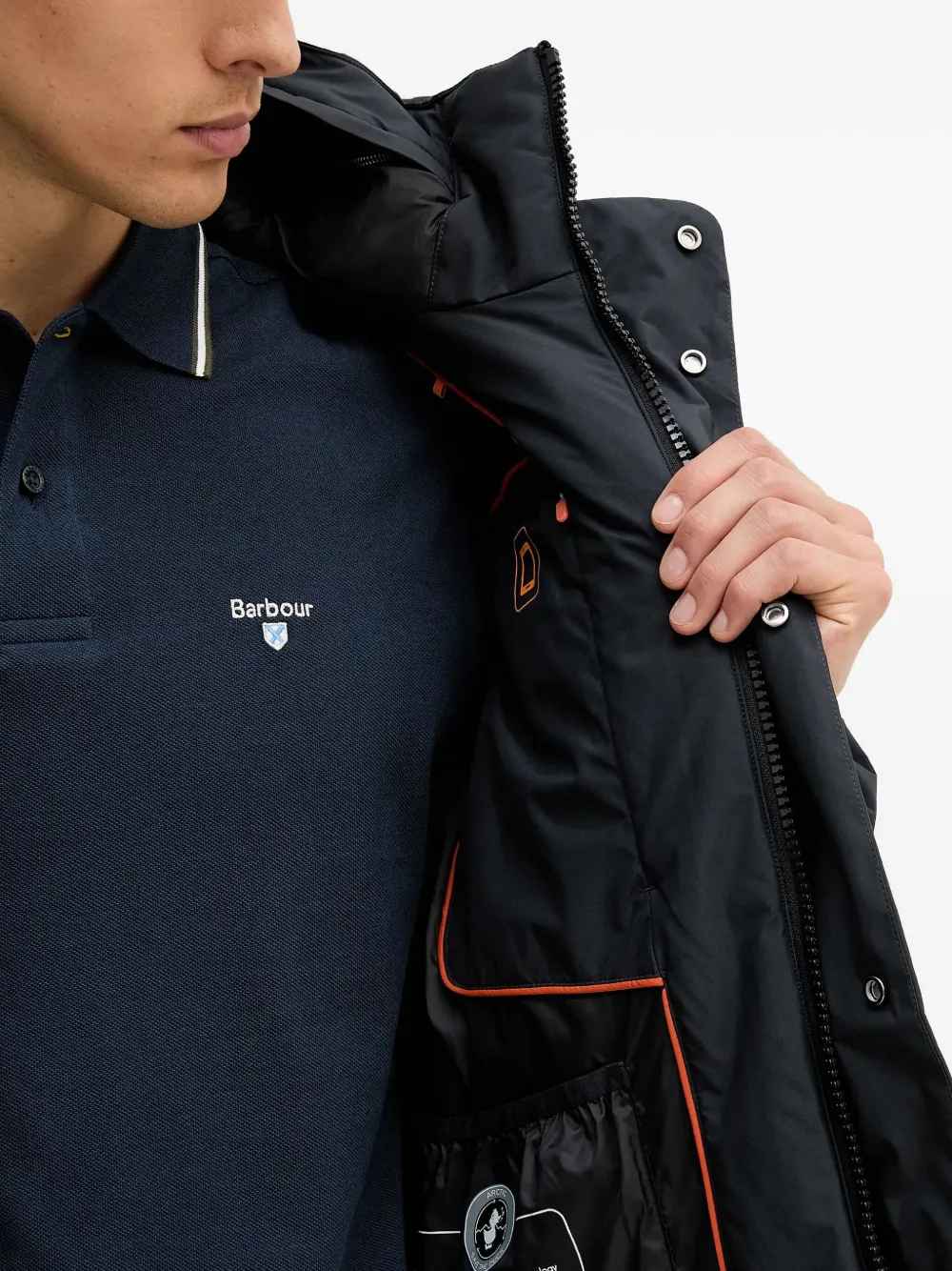 Save The Duck Hooded Puffer Jacket In Black