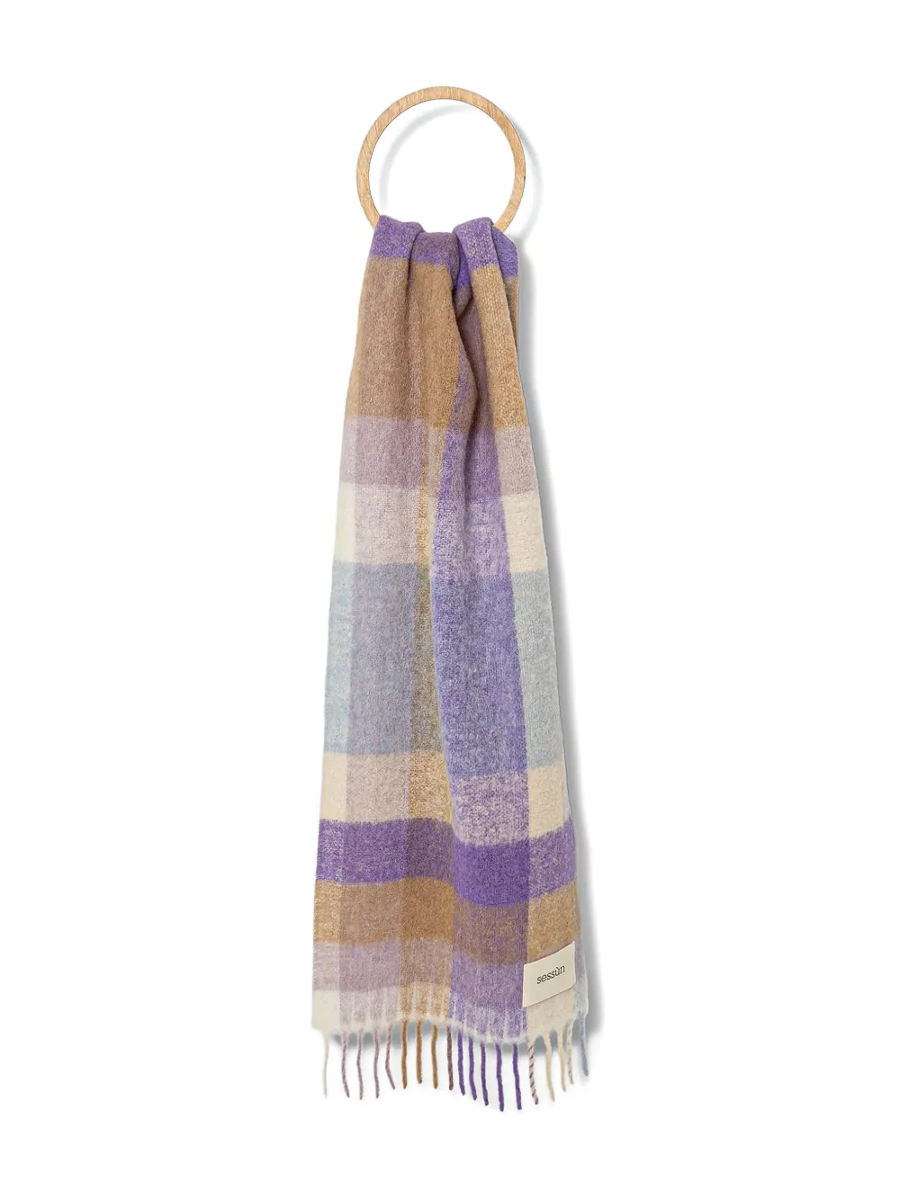 Sessùn checked scarf | morado | Image 1