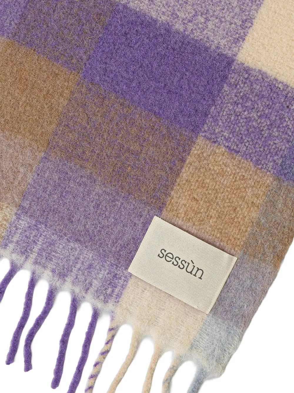 Sessùn checked scarf | Image 2