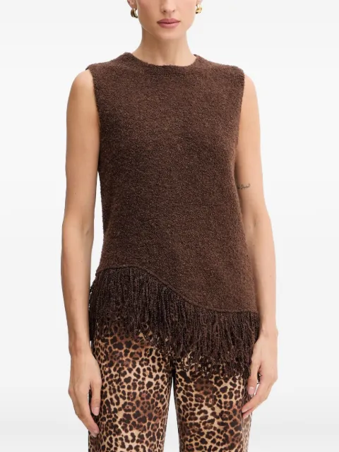 SIMONA CORSELLINI fringed vest