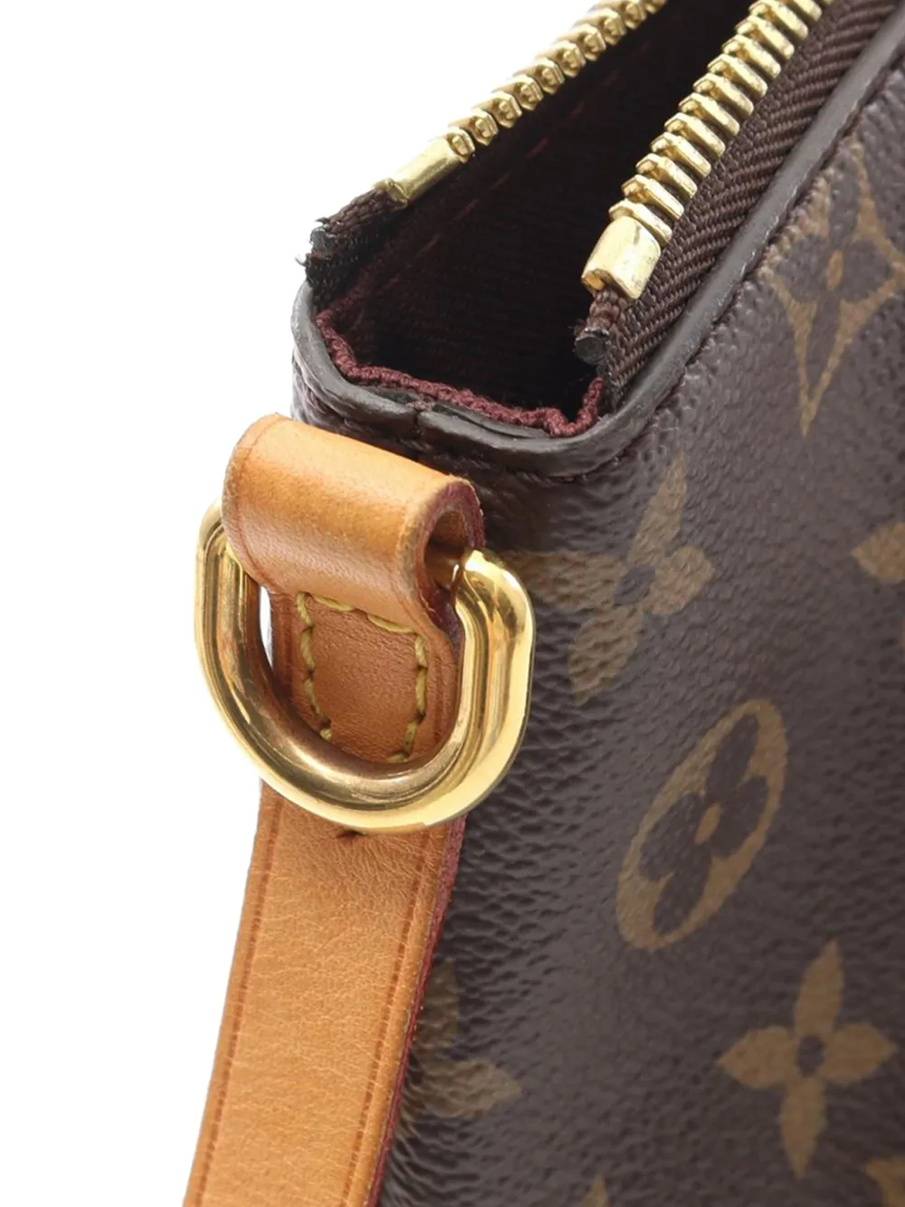 Pre-owned Louis Vuitton 2018 Monogram Turenne Pm Satchel In Brown
