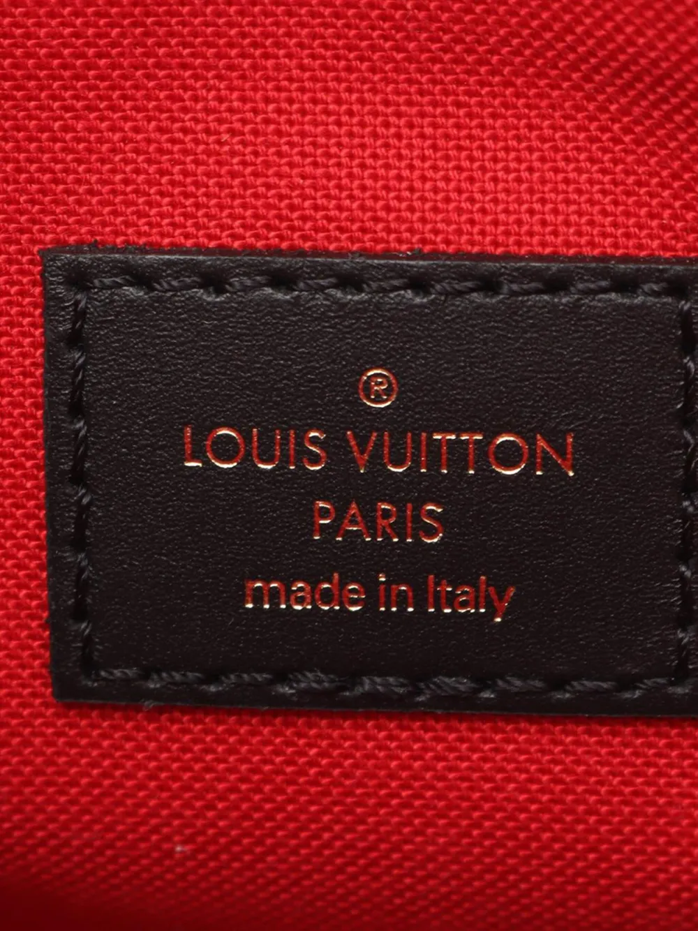 Pre-owned Louis Vuitton 2021-2025 Monogram Reverse Giant Onthego Pm Satchel In Brown