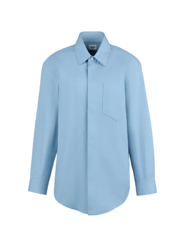 Tod's Patch-pocket Shirt in Blue