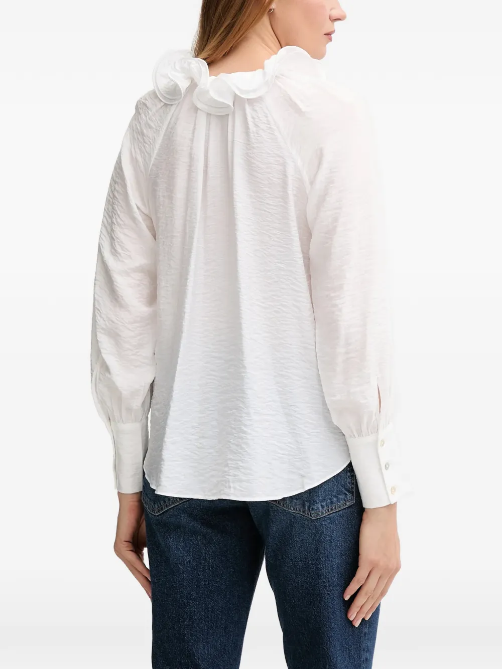  Pedro Del Hierro White Blouse 