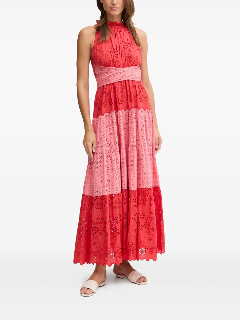 Pedro Del Hierro sleeveless maxi dress - Rosso