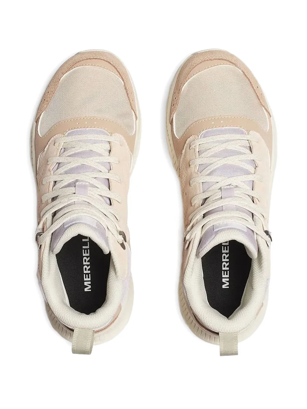 Merrell Tempo Sol Mid perforated hiking sneakers Beige