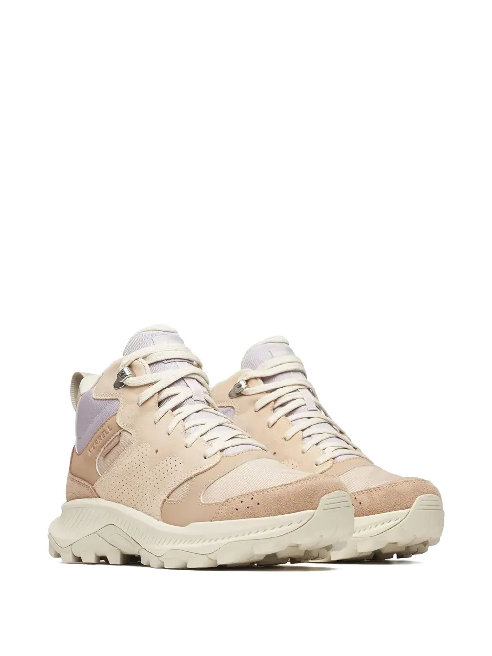 Merrell Tempo Sol Mid perforated hiking sneakers - Beige