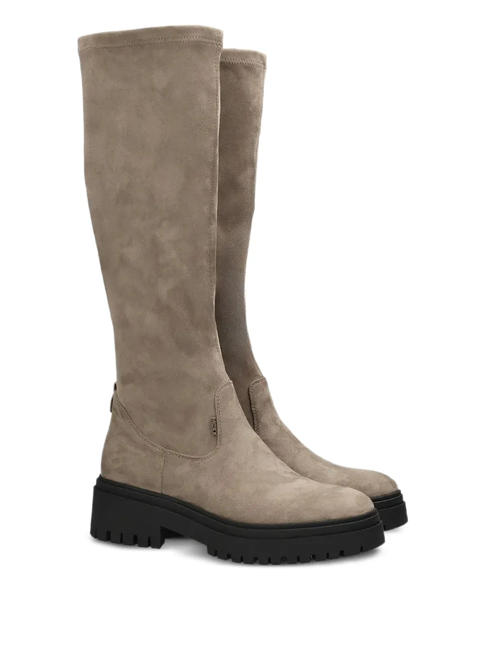  Mexx Lug-sole Tall Boots - Neutrals 