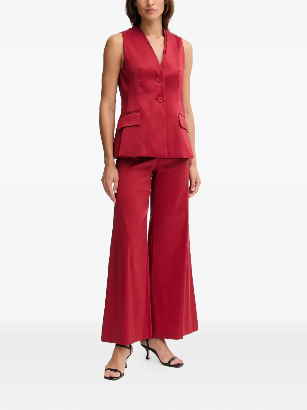 Pedro Del Hierro red palazzo pants - Rood