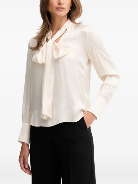Pedro Del Hierro blusa con moño en el cuello