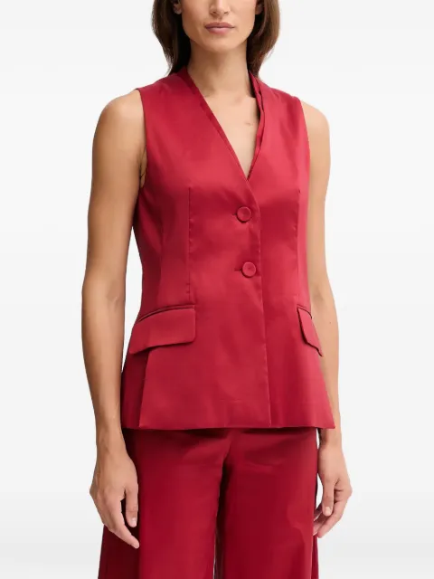 Pedro Del Hierro buttoned V-neck top
